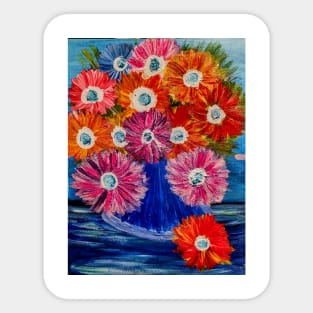 Color pop flower Sticker